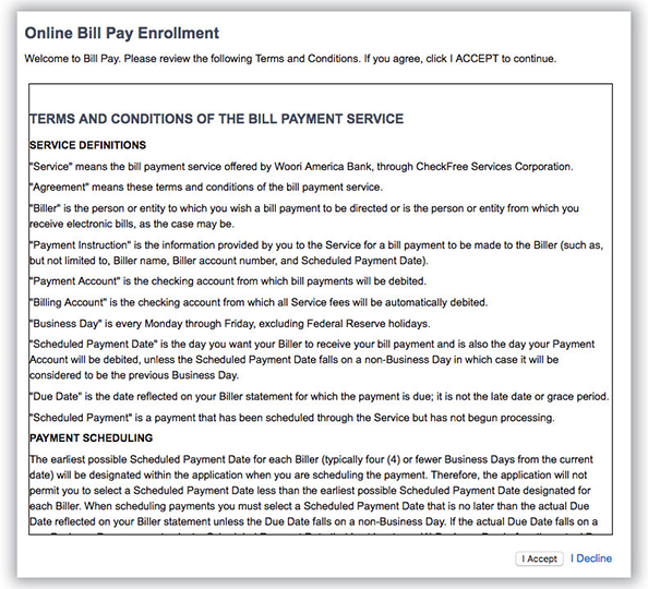 Bill Pay 2